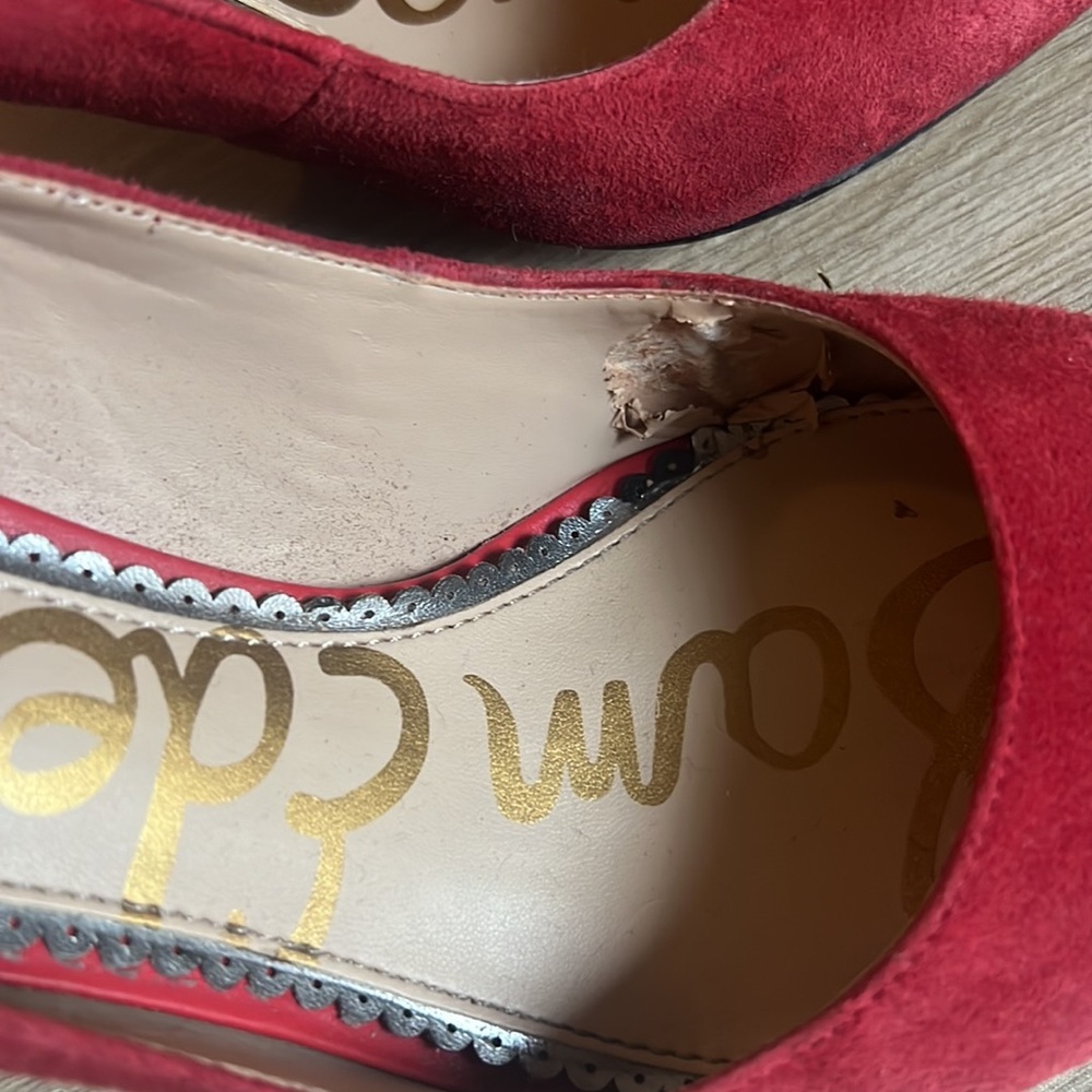 Sam Edelman Stillson Red Suede Pump - image 3